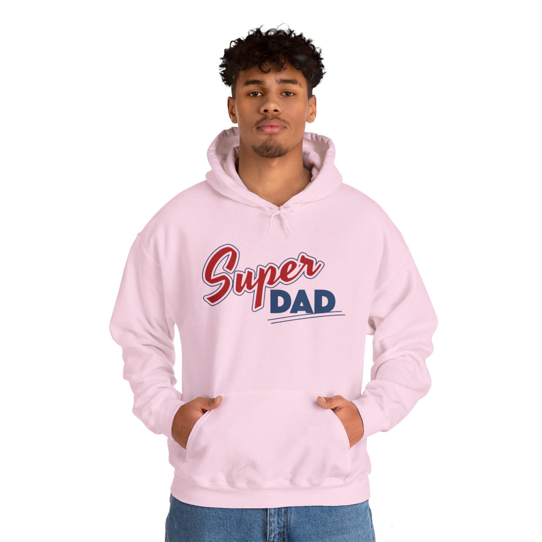 Dad’s Hooded Sweatshirt – Super Dad Unisex Hooded Design