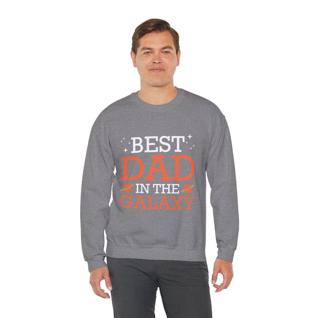 Dad’s Sweatshirt – Best Dad in the Galaxy Design