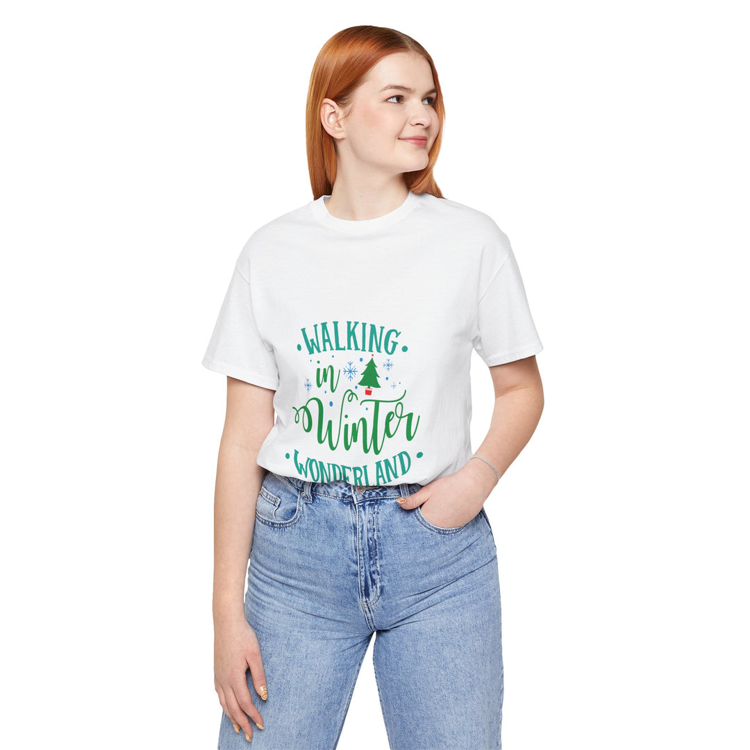 Walking in Winter Wonderland, Christmas T-shirt, Holiday tees, Family Christmas Shirts