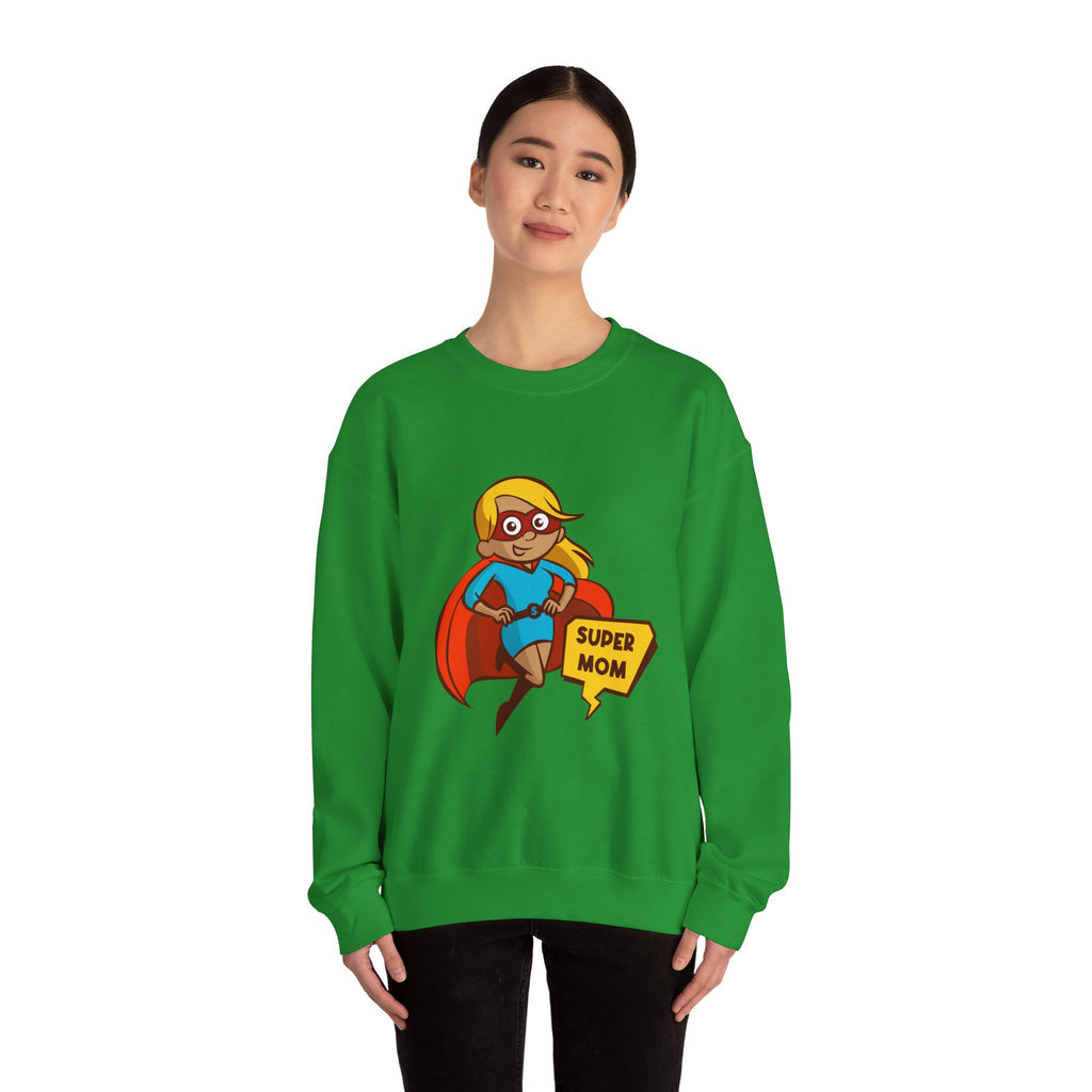Mom Sweatshirt - Super Mom Design