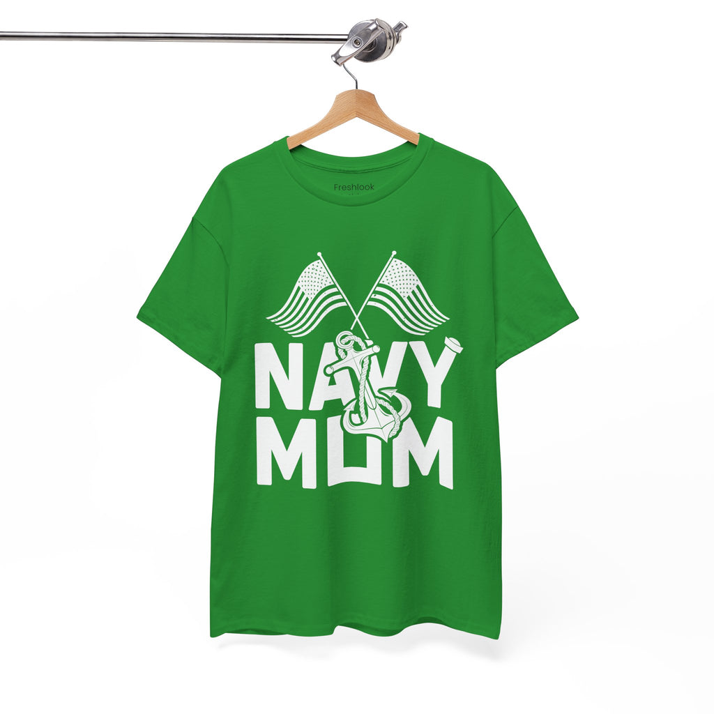 Mom T-Shirt – Navy Mom Design