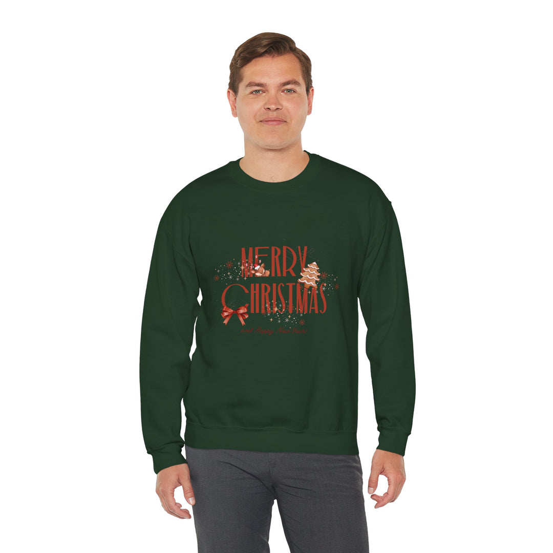 Merry Christmas Crewneck Sweatshirt – Vintage Holiday Graphic