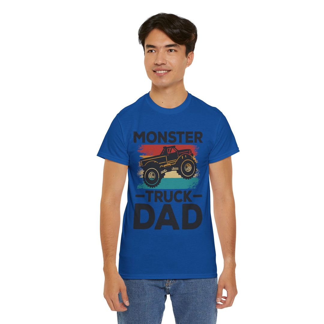 Dad's T-Shirt - Monster Truck Dad Design