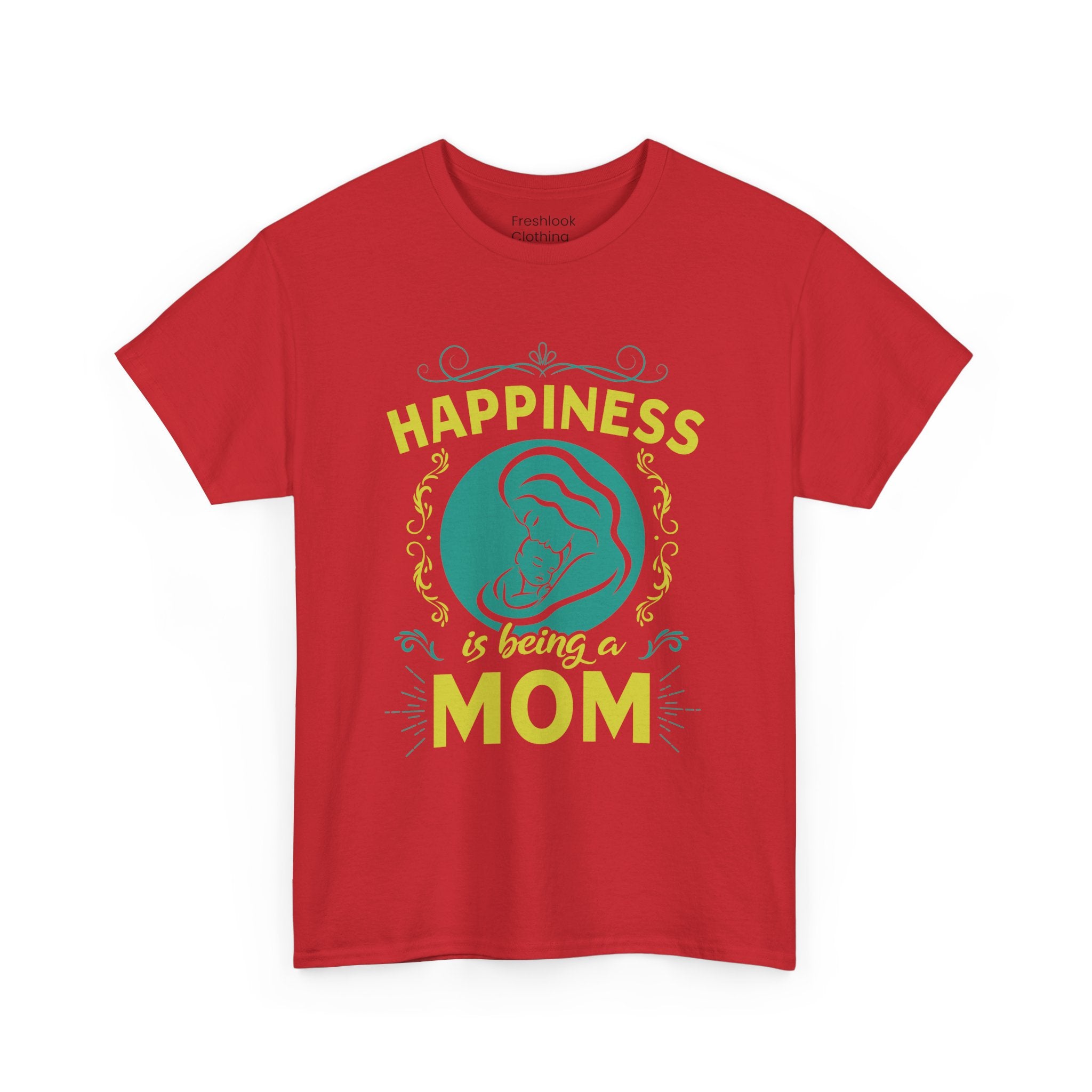 Mom T-Shirt - Happiness is Being a Mom Design
