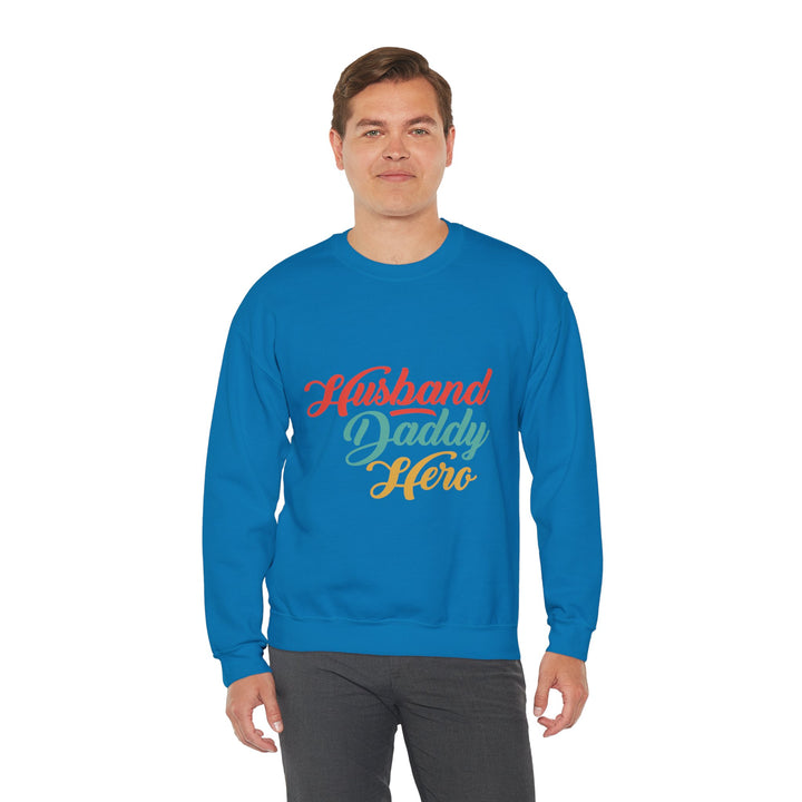 Dad’s Sweatshirt – Husband Daddy Hero Design