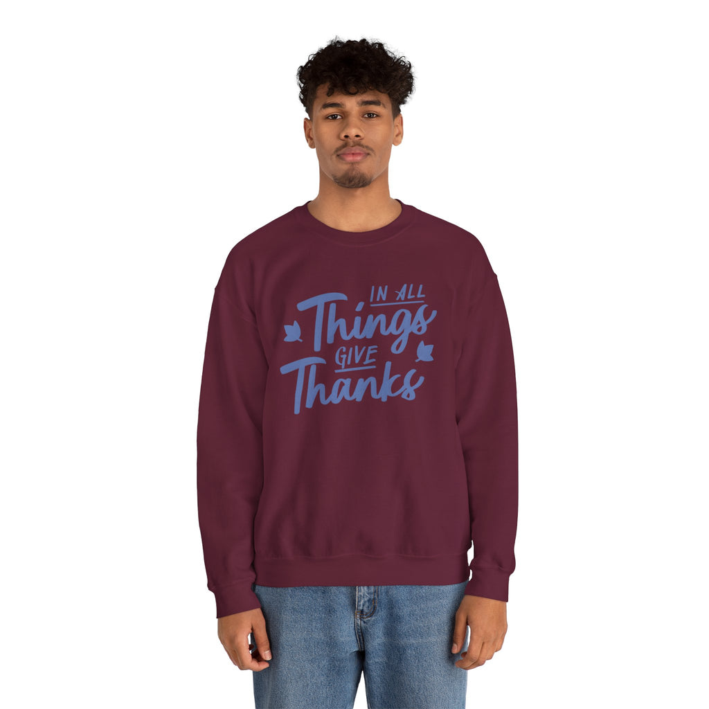 In All Things Give Thanks Design