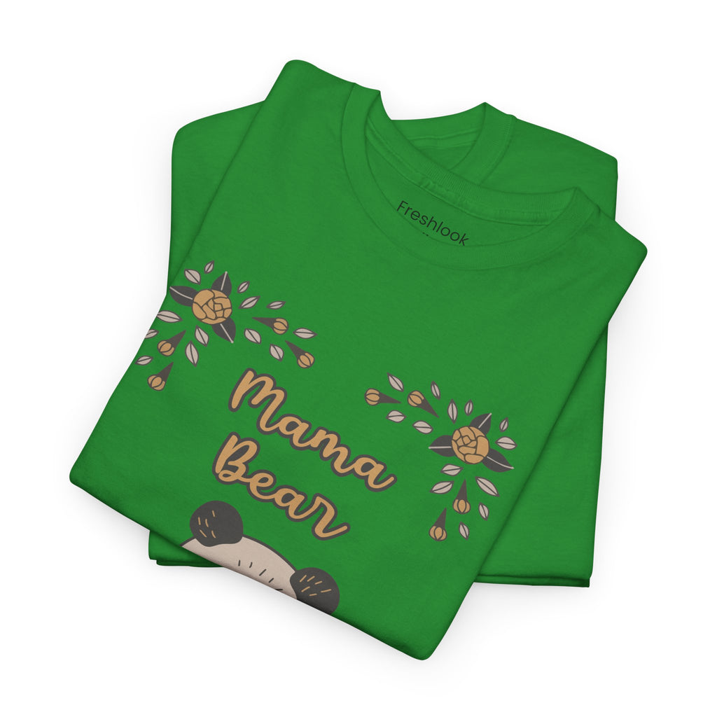 Mom T-Shirt - Mama Bear with Cute Panda Design