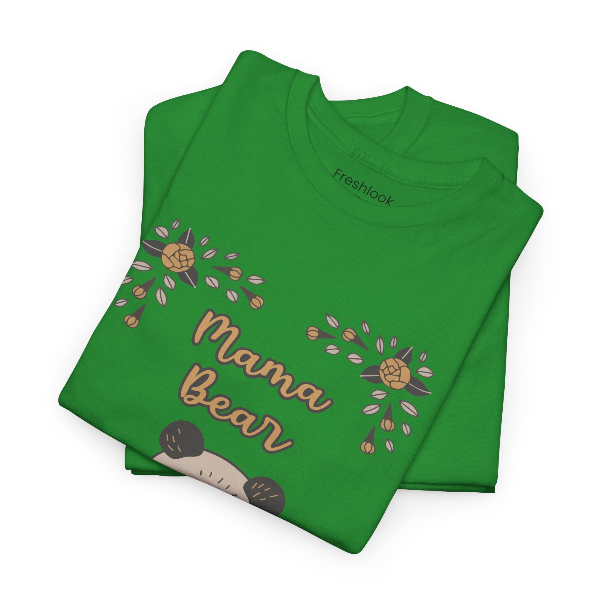 Mom T-Shirt - Mama Bear with Cute Panda Design