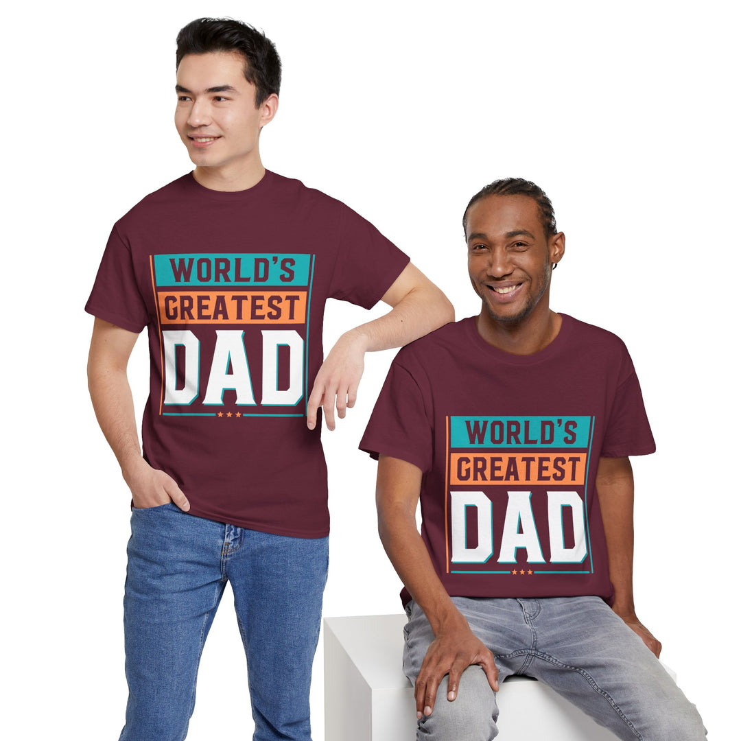 Dad's T-Shirt - World's Greatest Dad Design