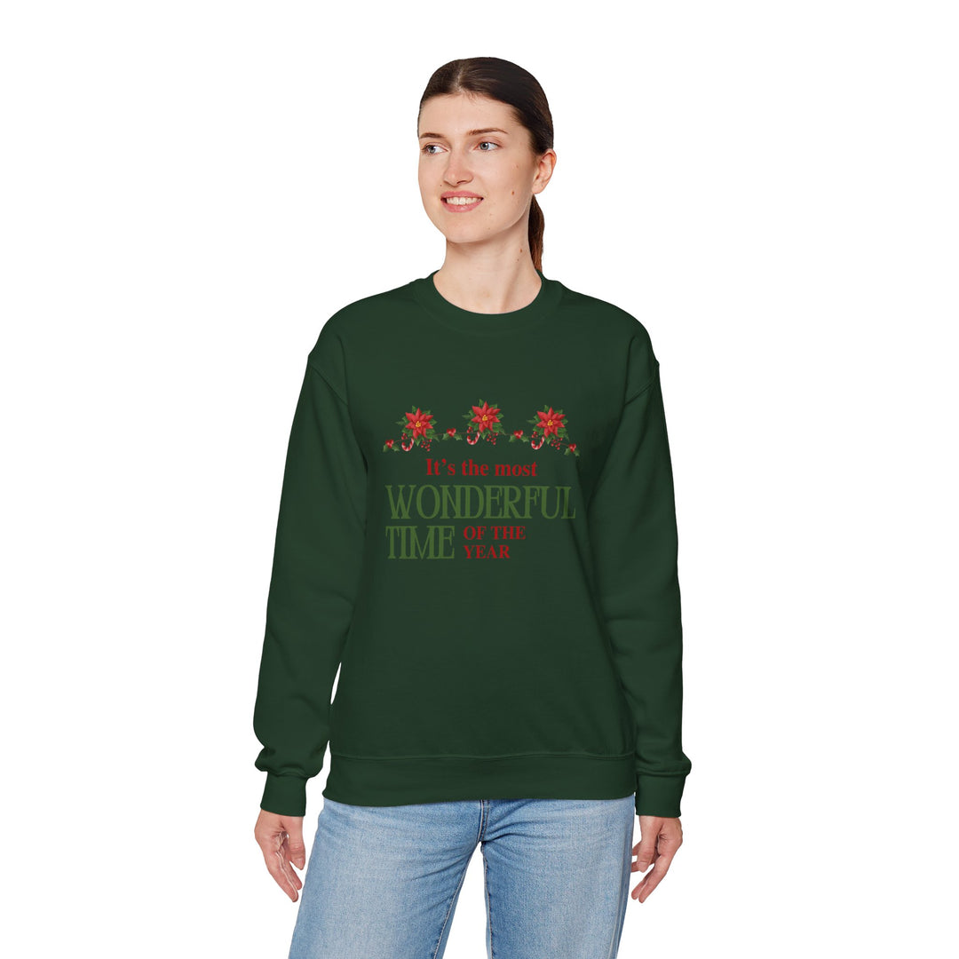 Sweatshirt — "It's the Most Wonderful Time of the Year" Holiday Crewneck
