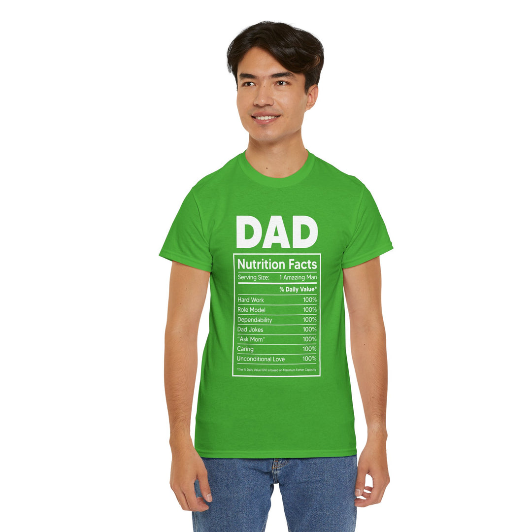 Dad's T-Shirt - Dad Nutrition Facts Design