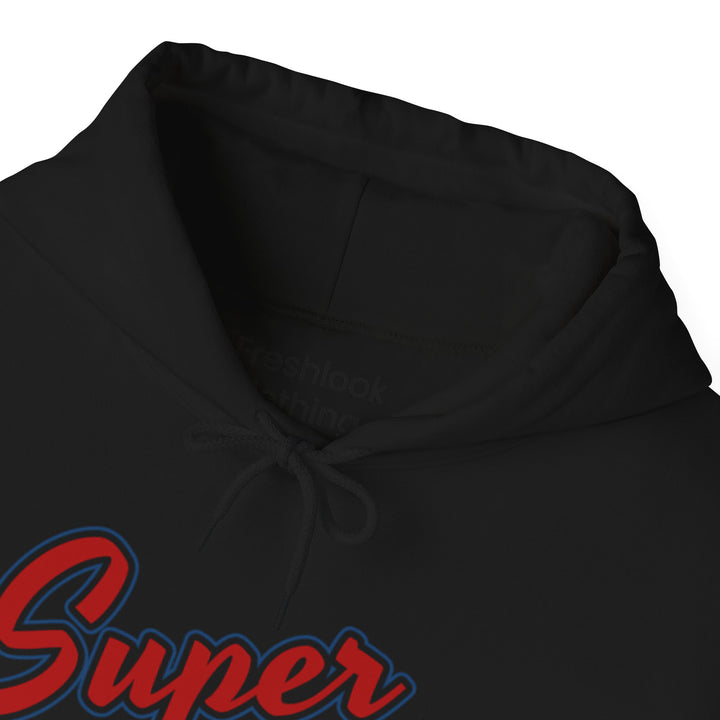 Dad’s Hooded Sweatshirt – Super Dad Unisex Hooded Design