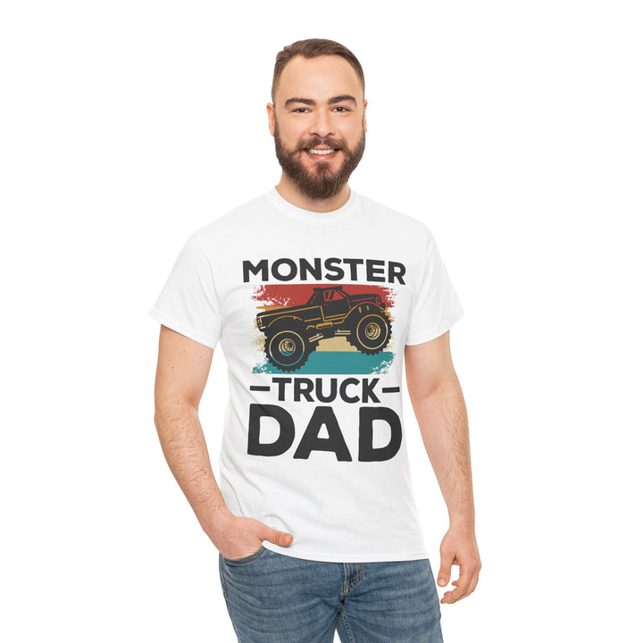 Dad's T-Shirt - Monster Truck Dad Design