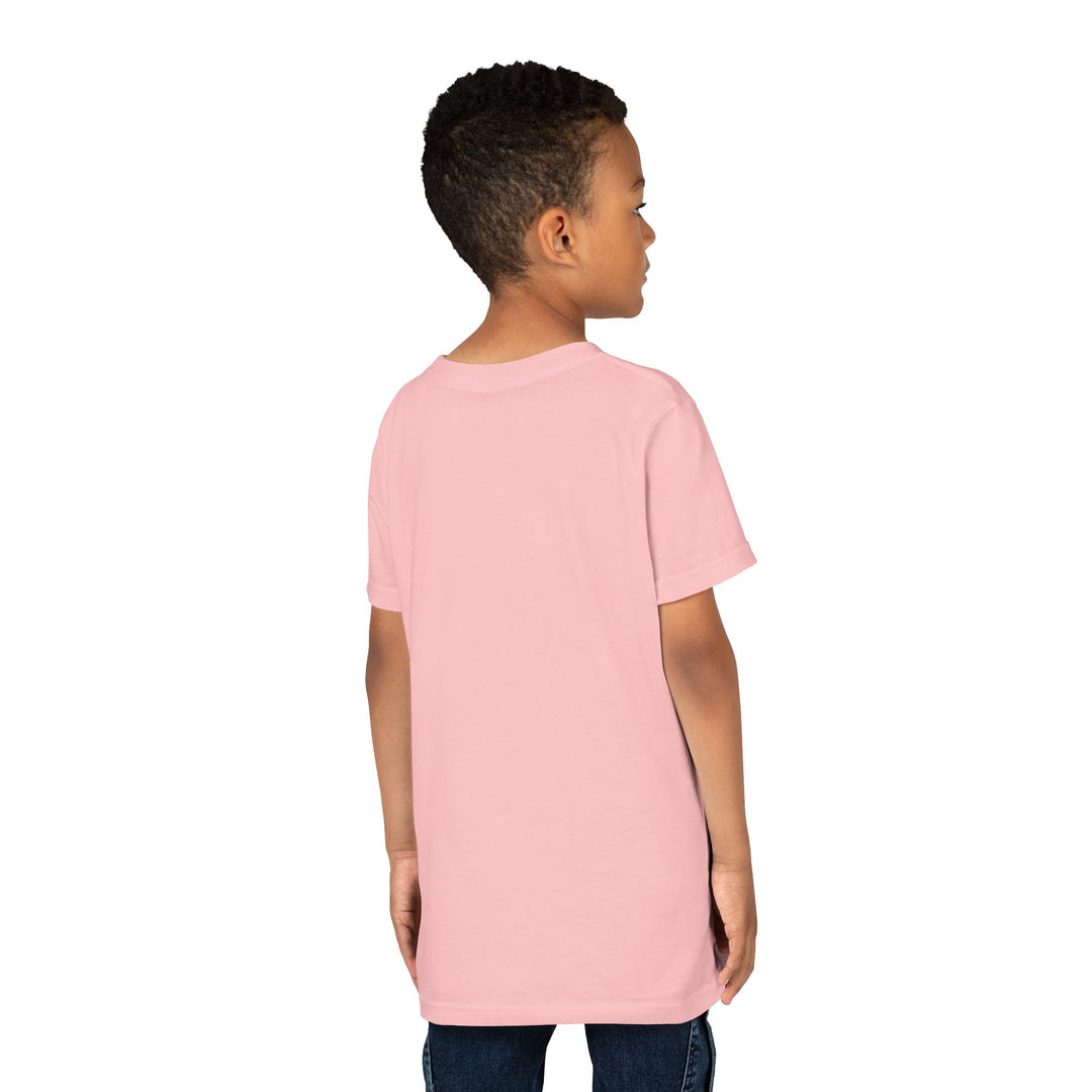10th Birthday Youth Tee – Pink Donut "Happy 10 Birthday" Kids Shirt