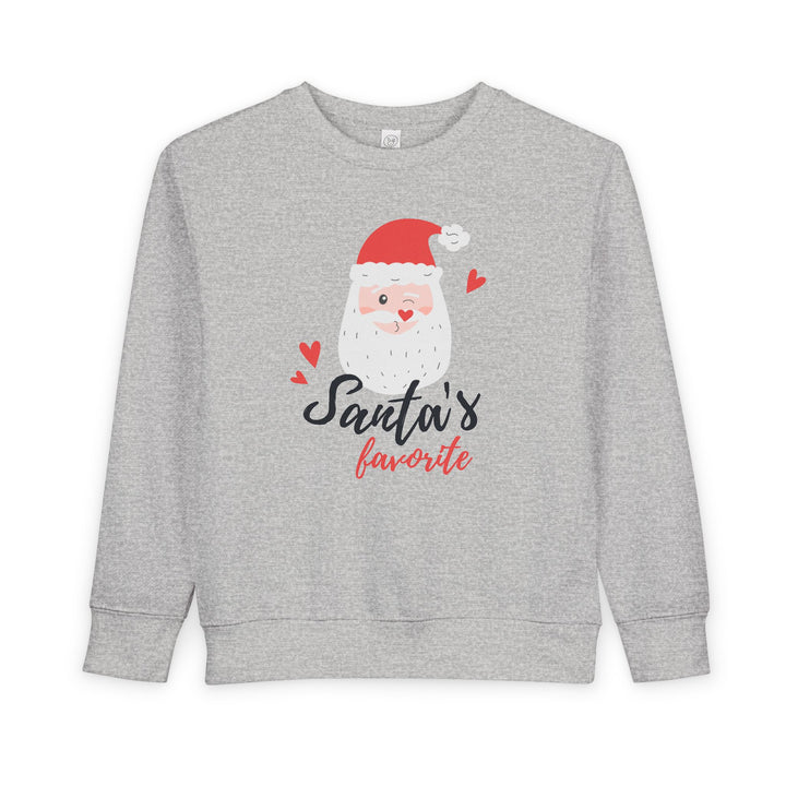 Toddler Sweatshirt — "Santa's Favorite" Cute Kids Christmas Pullover
