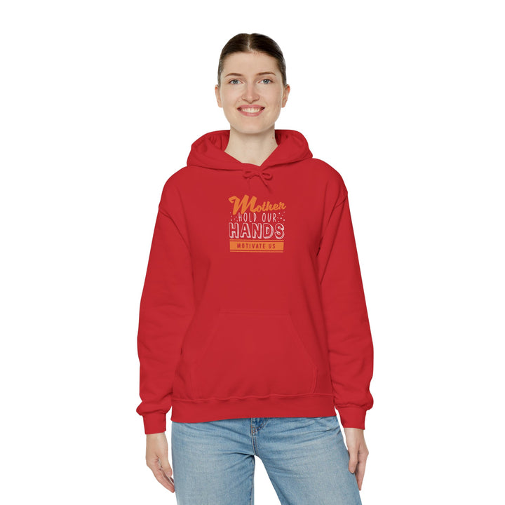 Mom's Hooded Sweatshirt – Mother Hold Our Hands - Motivate Us Design