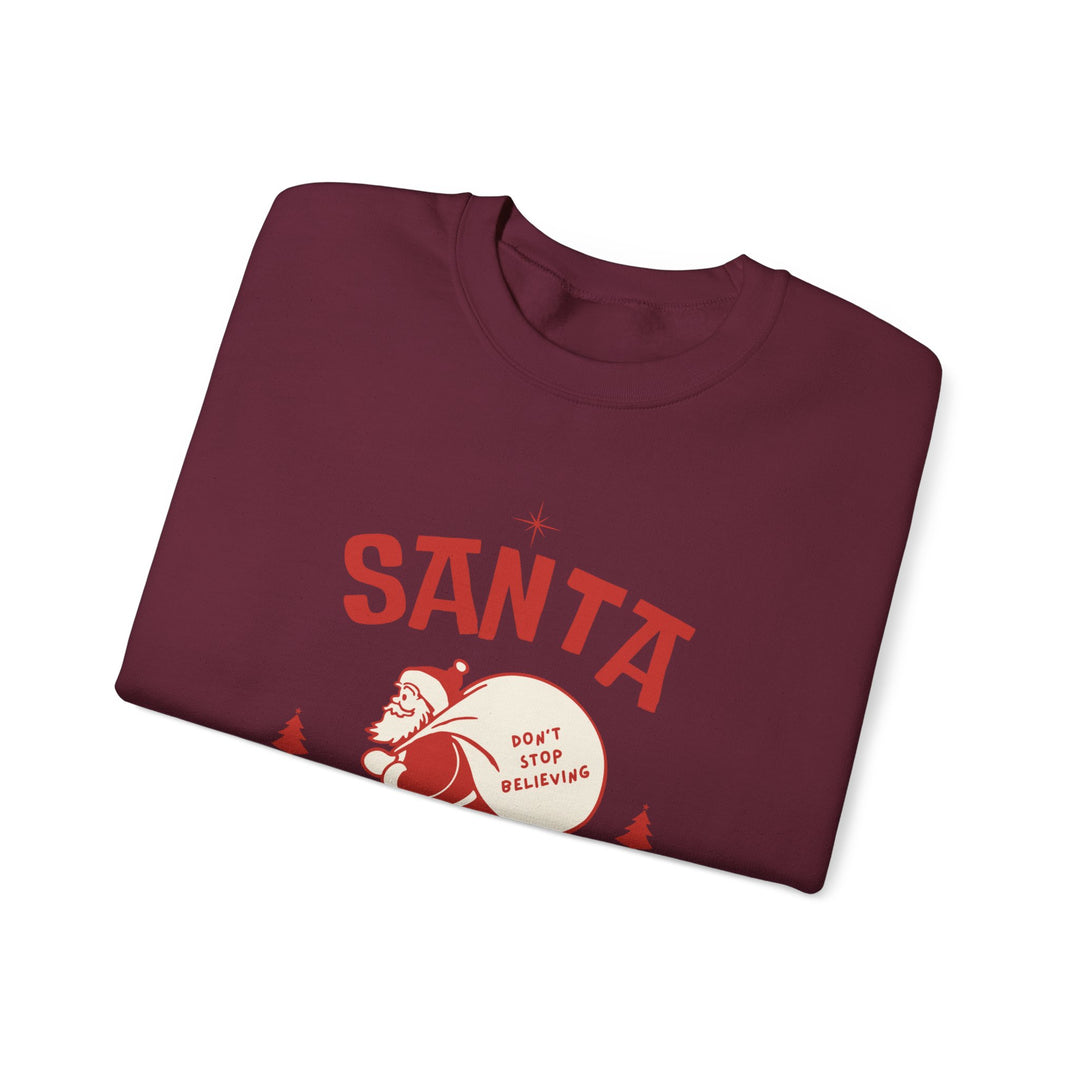 Santa Squad Sweatshirt — Retro Santa Holiday Crewneck