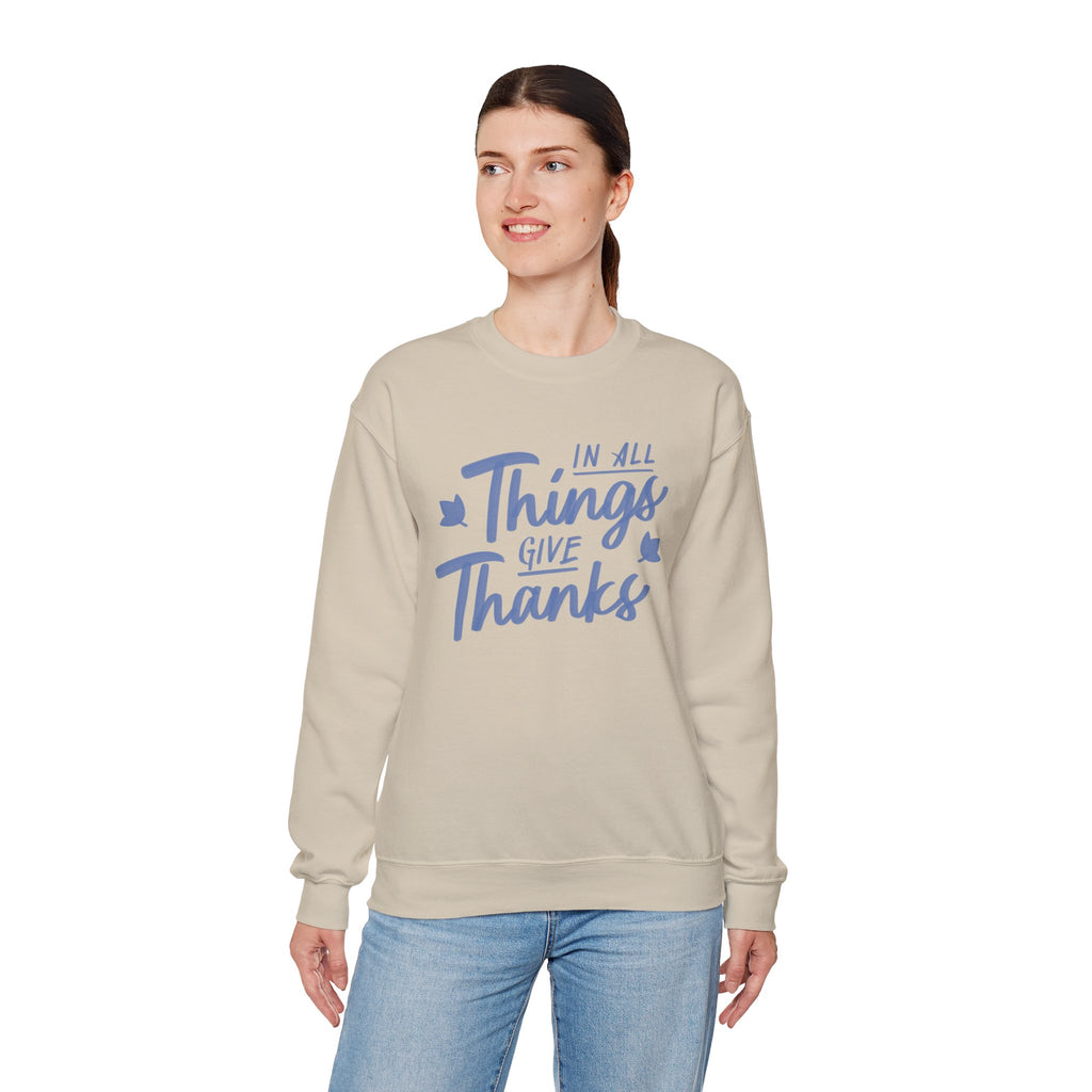 In All Things Give Thanks Design