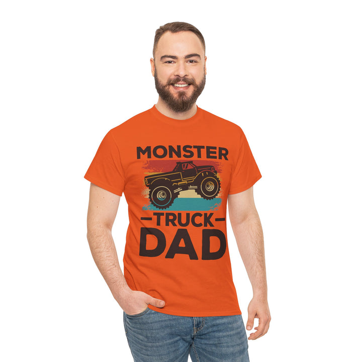 Dad's T-Shirt - Monster Truck Dad Design