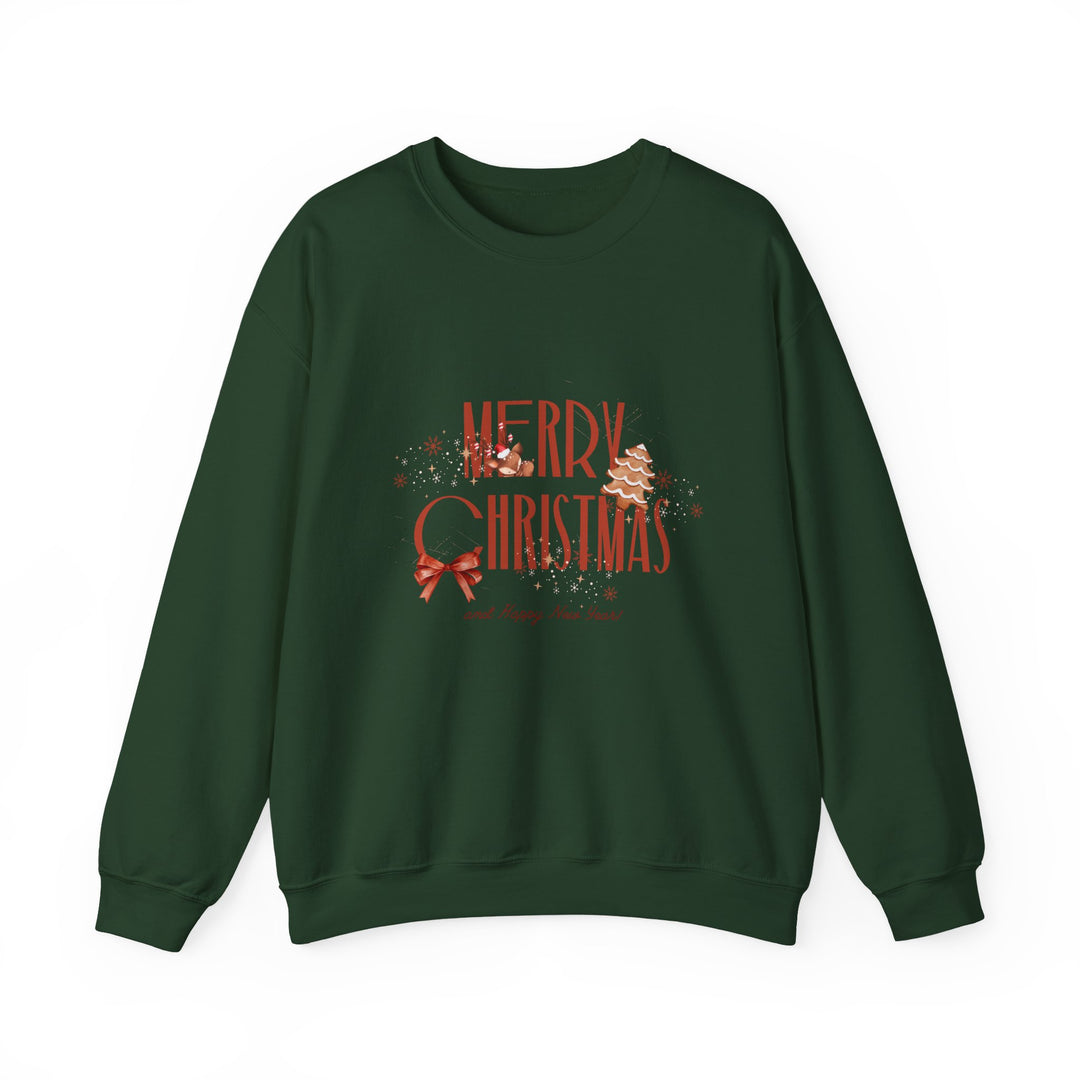 Merry Christmas Crewneck Sweatshirt – Vintage Holiday Graphic