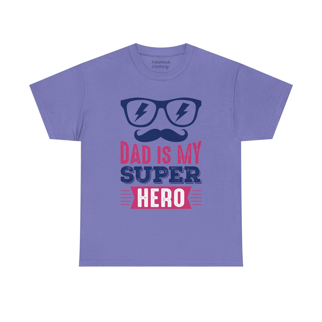 Dad's T-Shirt - Dad Is My Superhero Design