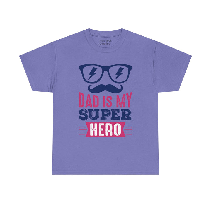 Dad's T-Shirt - Dad Is My Superhero Design