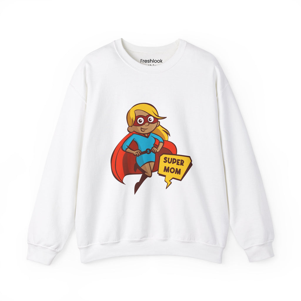 Mom Sweatshirt - Super Mom Design