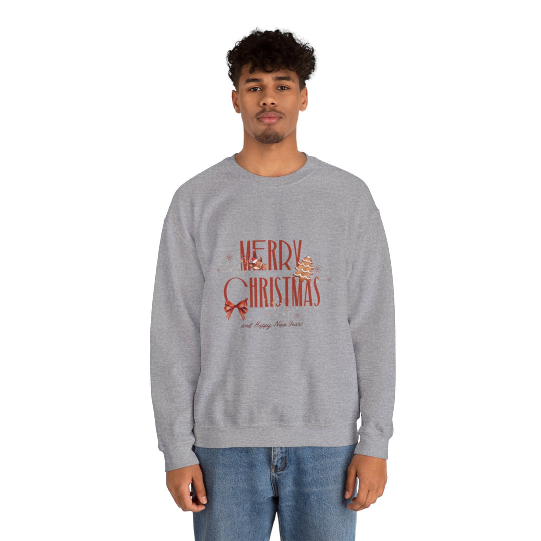 Merry Christmas Crewneck Sweatshirt – Vintage Holiday Graphic