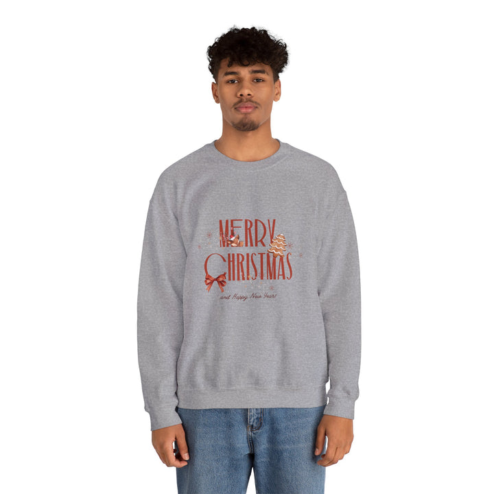 Merry Christmas Crewneck Sweatshirt – Vintage Holiday Graphic