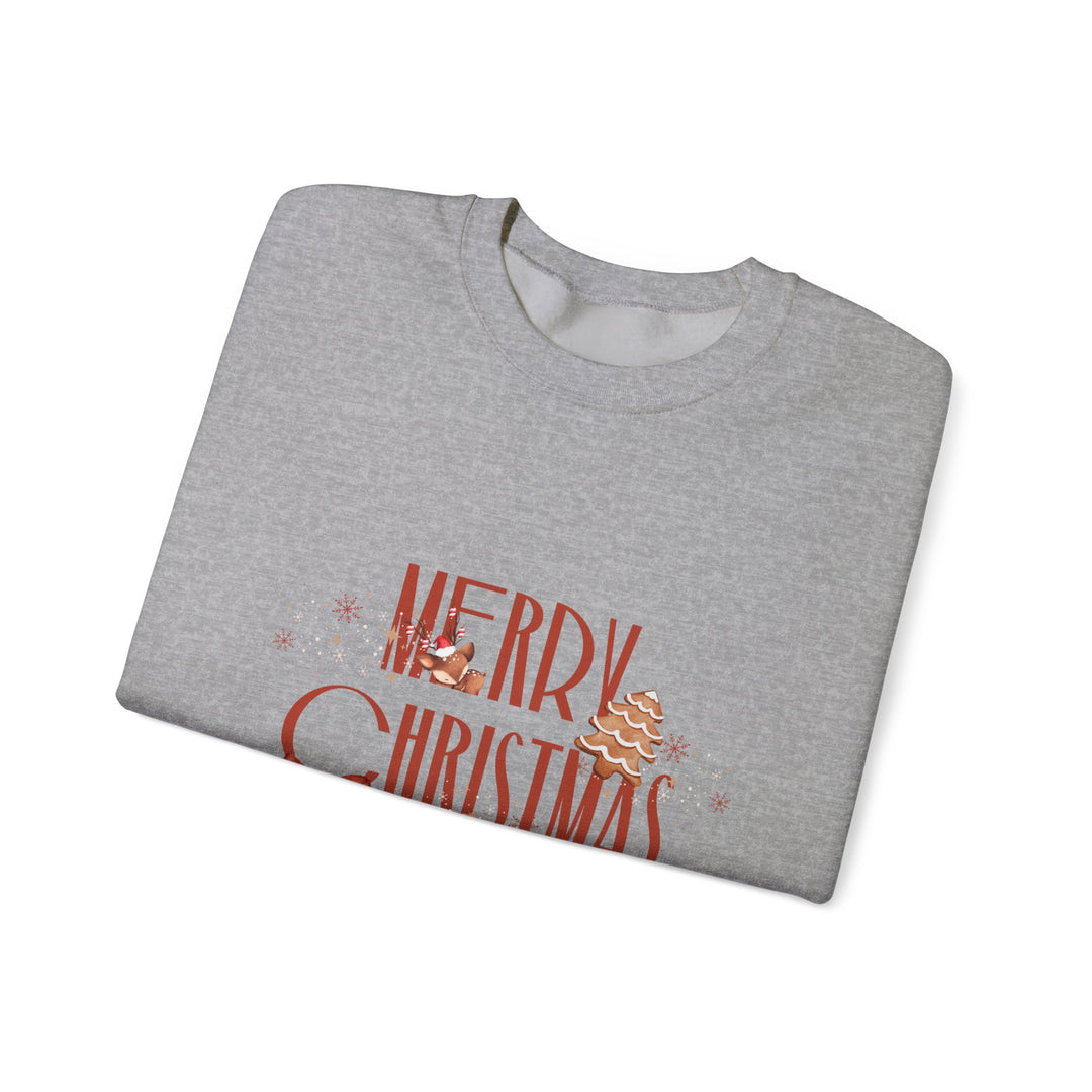 Merry Christmas Crewneck Sweatshirt – Vintage Holiday Graphic