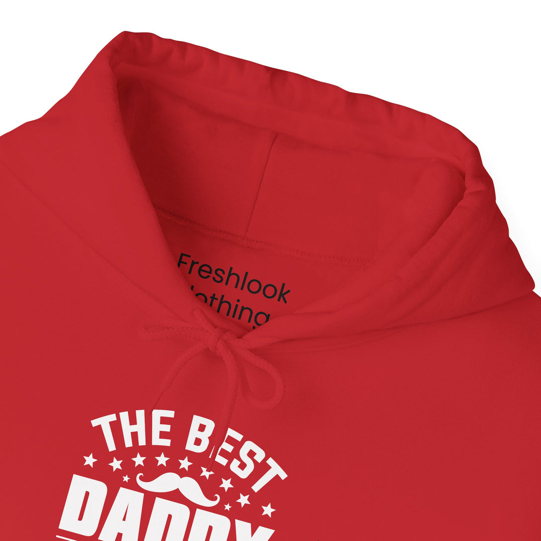 Dad’s Hooded Sweatshirt – The Best Daddy in the World Design