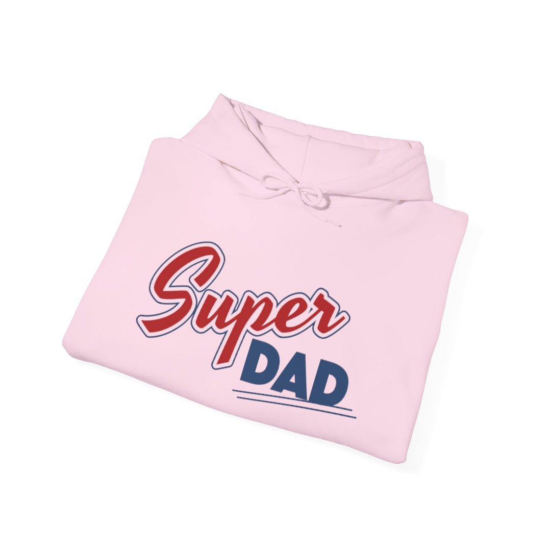 Dad’s Hooded Sweatshirt – Super Dad Unisex Hooded Design