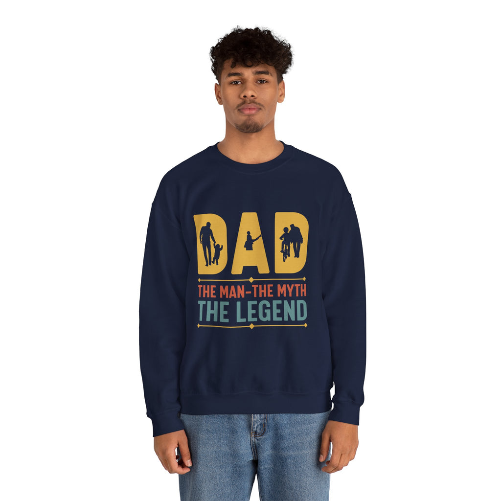 Dad’s Sweatshirt – Dad The Man The Myth The Legend Design