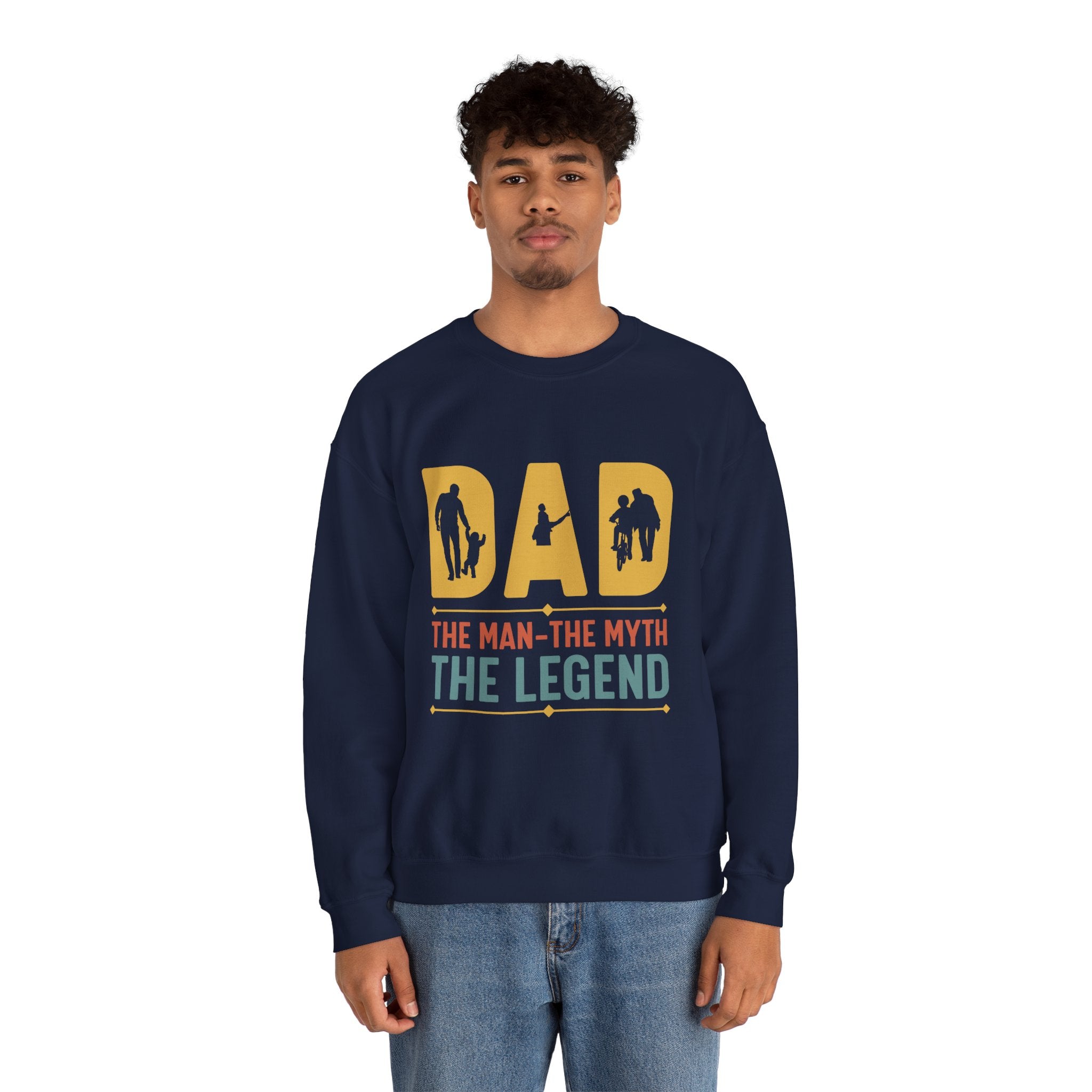 Dad’s Sweatshirt – Dad The Man The Myth The Legend Design