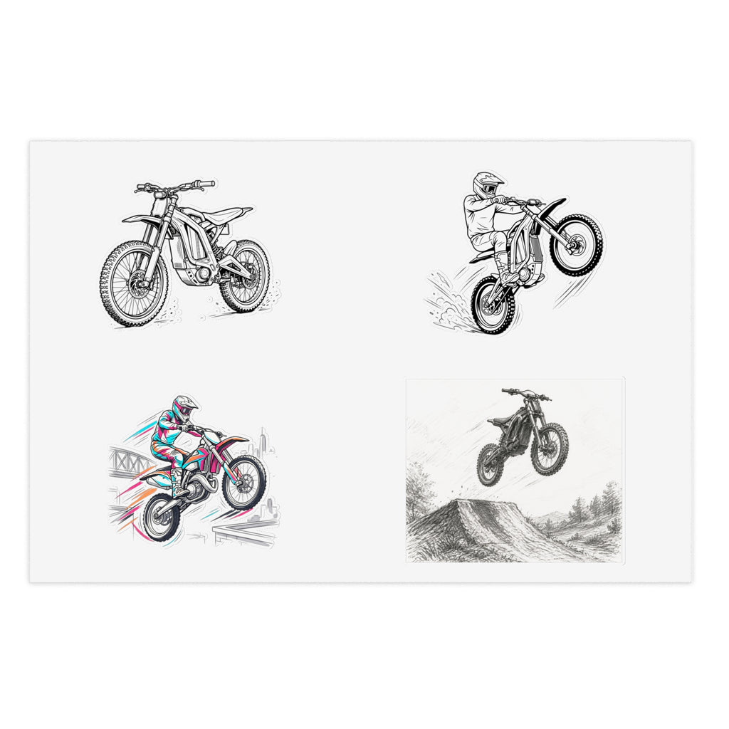 E-bike/dirtbike Sticker Sheets