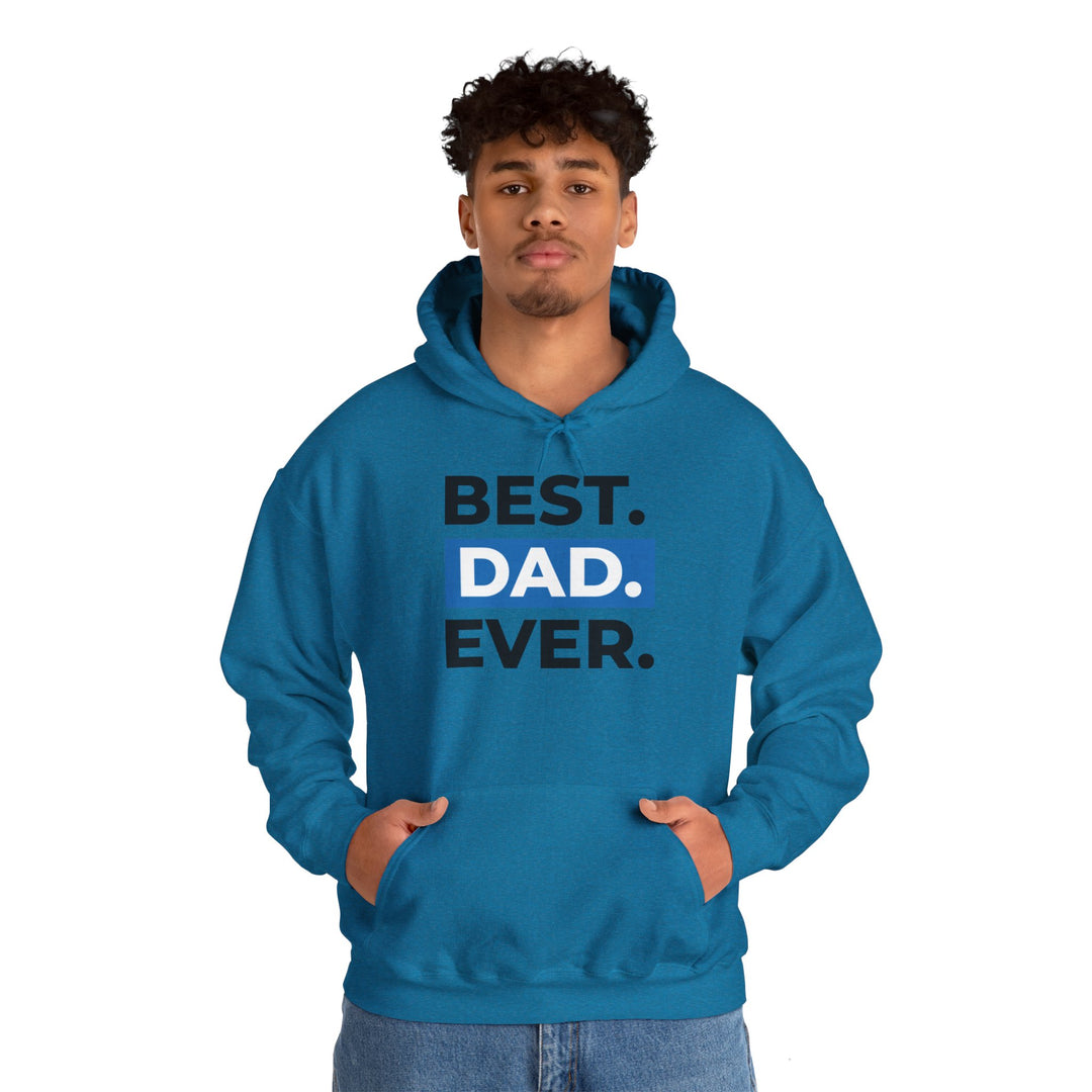 Dad’s Hooded Sweatshirt – Best Dad Ever Design