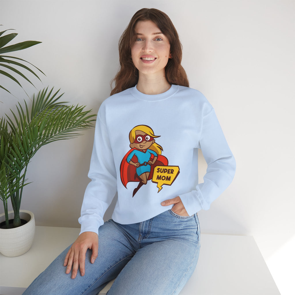 Mom Sweatshirt - Super Mom Design
