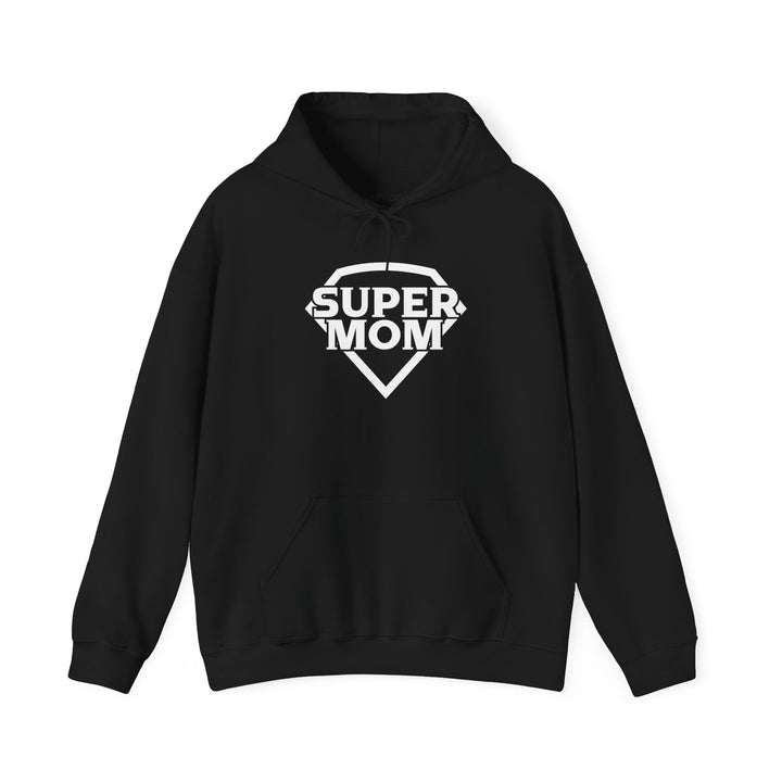 Mom's Unisex Hooded Sweatshirt - Super Mom Design