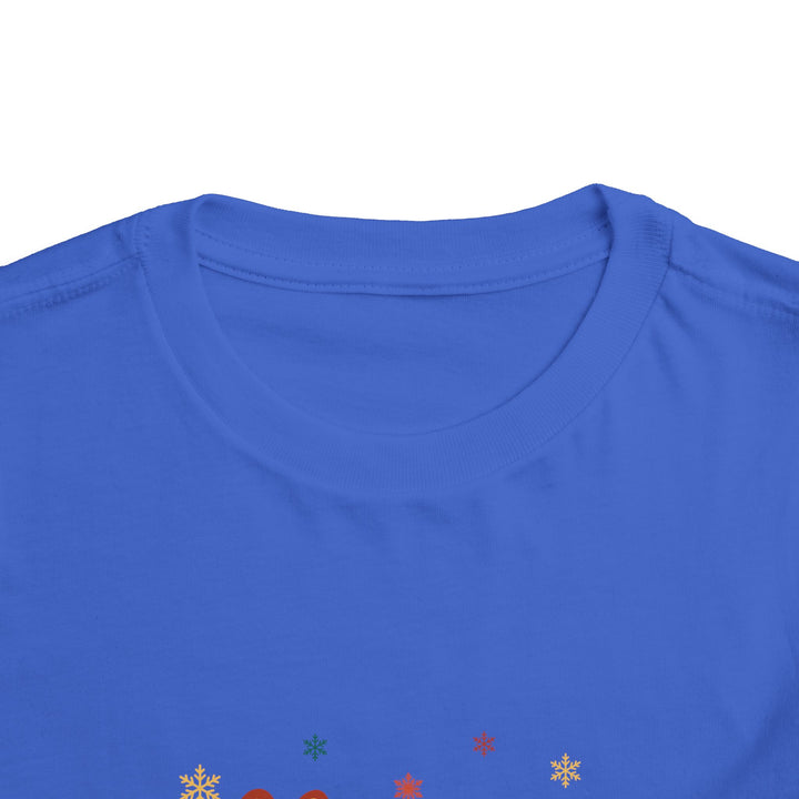Toddler Christmas Tee — "Merry Christmas and Happy New Year" Holiday Shirt