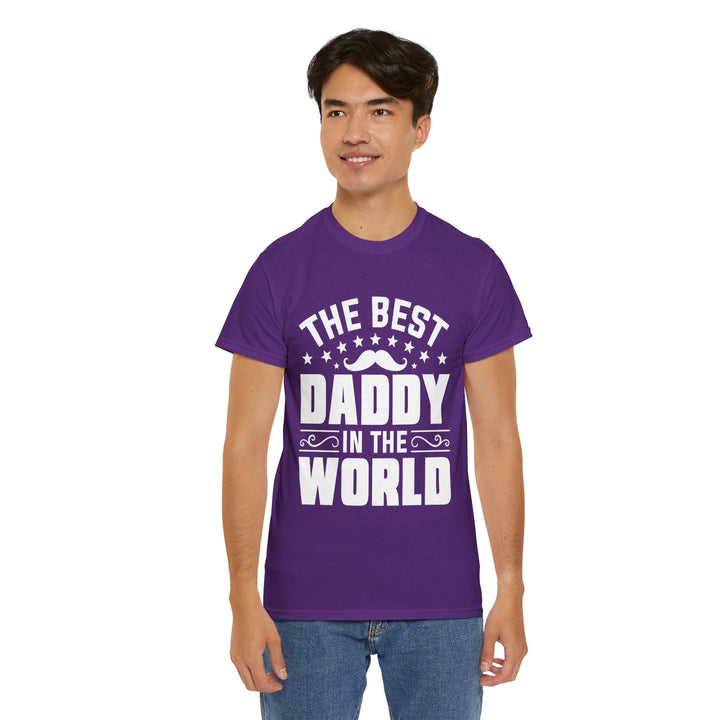 Dad's T-Shirt - The Best Daddy In The World Design