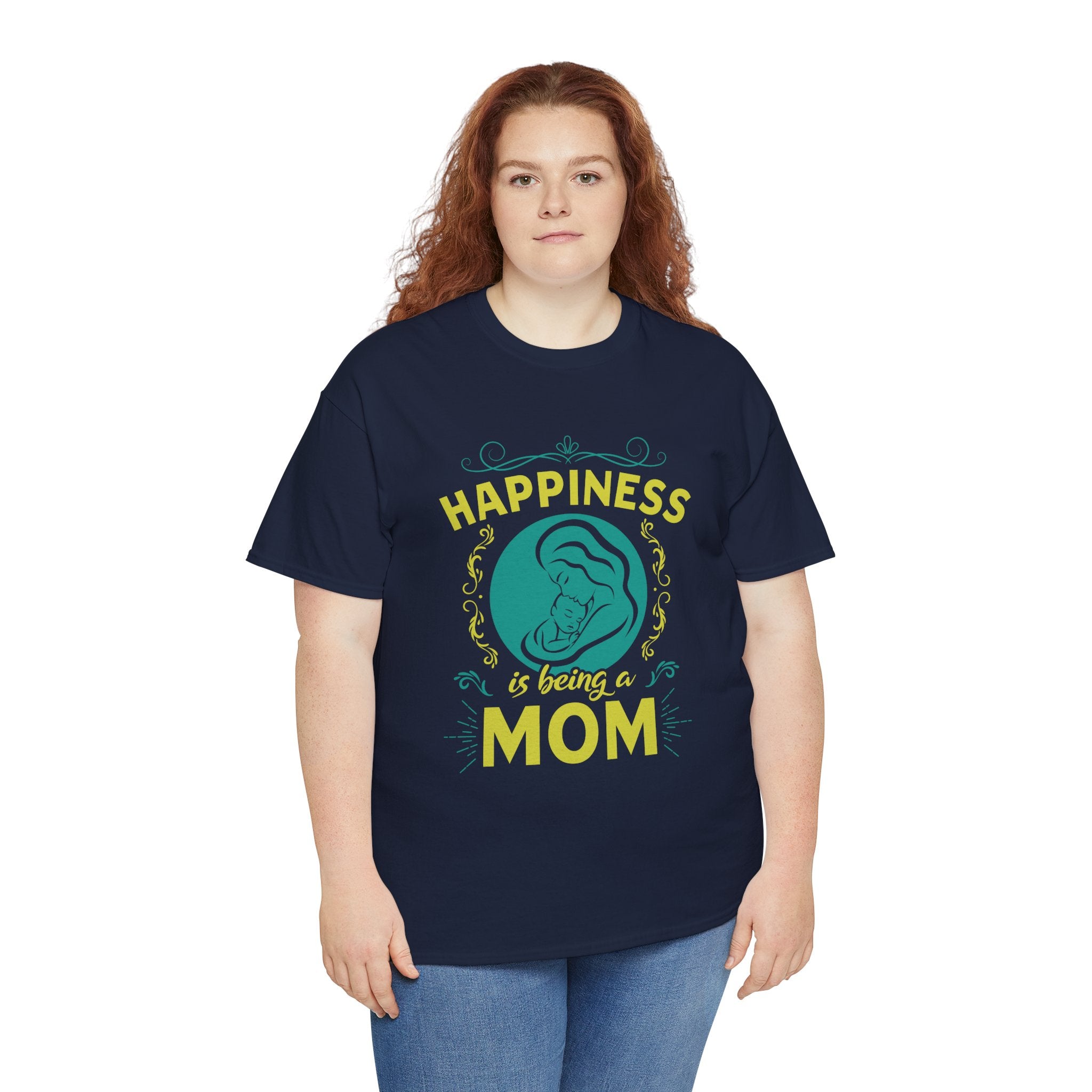 Mom T-Shirt - Happiness is Being a Mom Design
