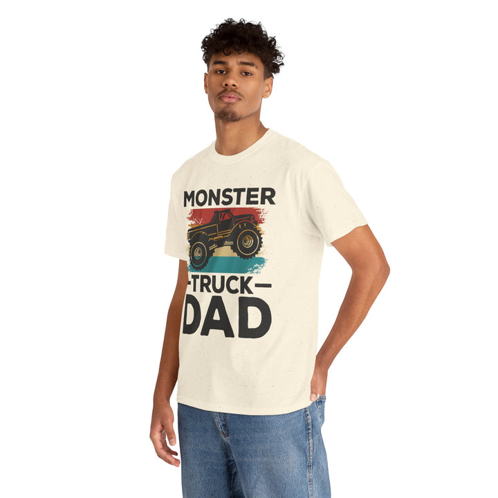 Dad's T-Shirt - Monster Truck Dad Design