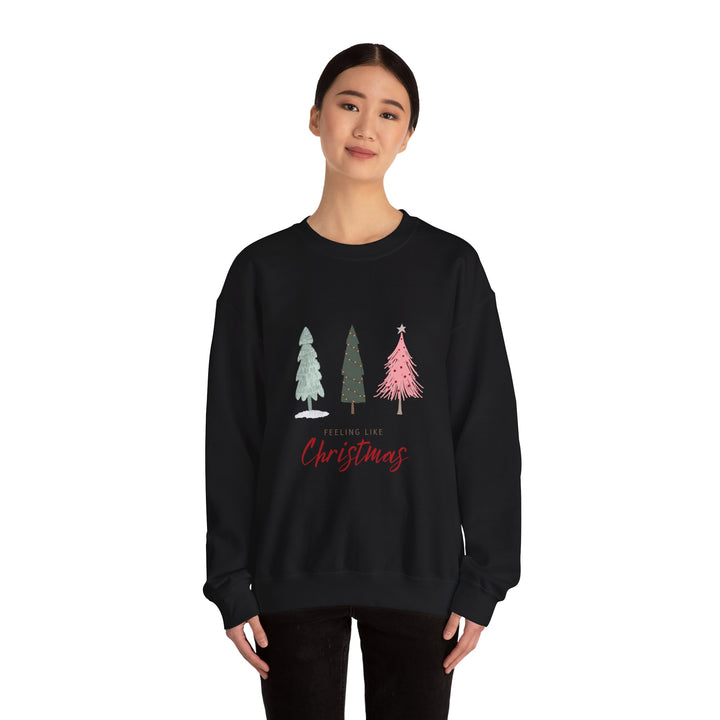 Feeling Like Christmas Crewneck Sweatshirt - Unisex Holiday Sweatshirt