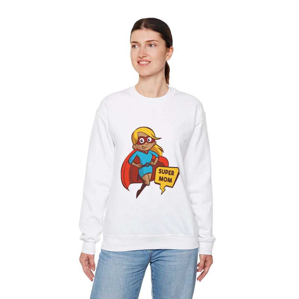 Mom Sweatshirt - Super Mom Design