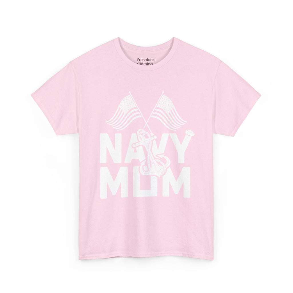 Mom T-Shirt – Navy Mom Design