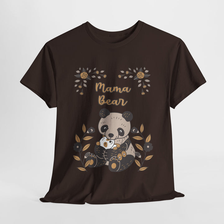 Mom's T-Shirt - Mama Bear - Cute Panda Design for Moms Design