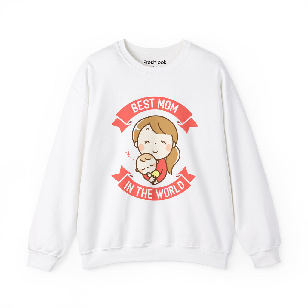 Mom's Sweatshirt - Best Mom in the World Design