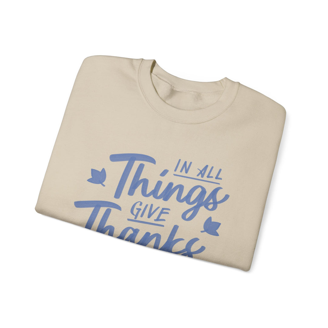 In All Things Give Thanks Design
