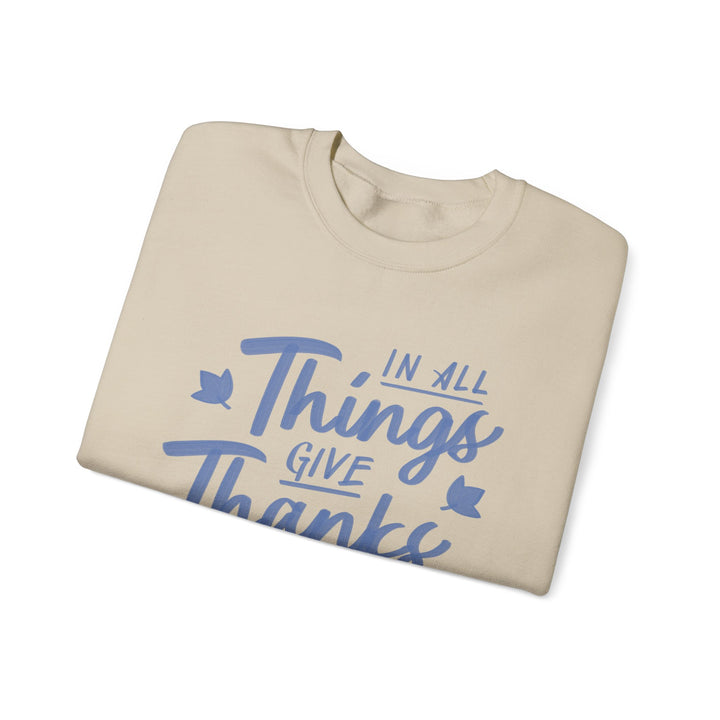 In All Things Give Thanks Design