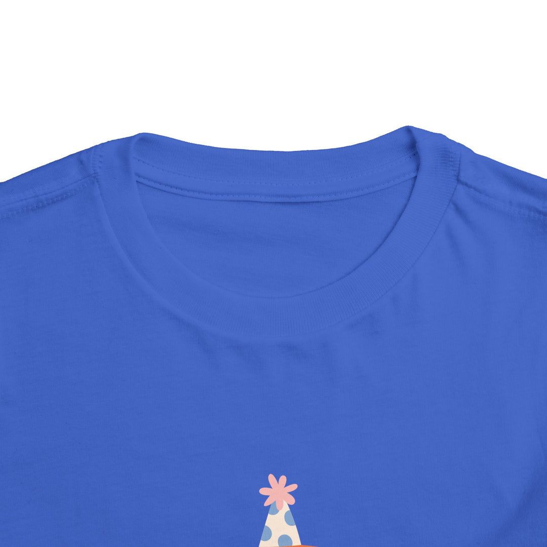 Toddler Tee — Cute Birthday Dinosaur "Happy Birthday" Shirt